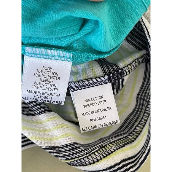 Peanut & Ollie Long Sleeve Striped & Little Rock Star Monster T-Shirts - 2-Pc Se - Picture 12 of 12